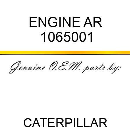 ENGINE AR 1065001