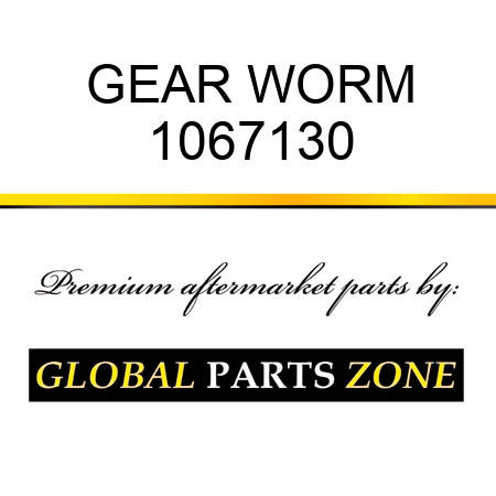 GEAR WORM 1067130