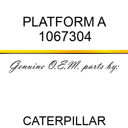 PLATFORM A 1067304