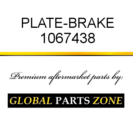PLATE-BRAKE 1067438