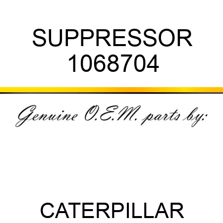 SUPPRESSOR 1068704