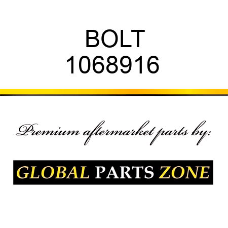 BOLT 1068916 
