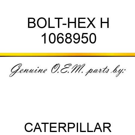 BOLT-HEX H 1068950