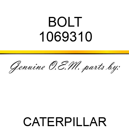 BOLT 1069310