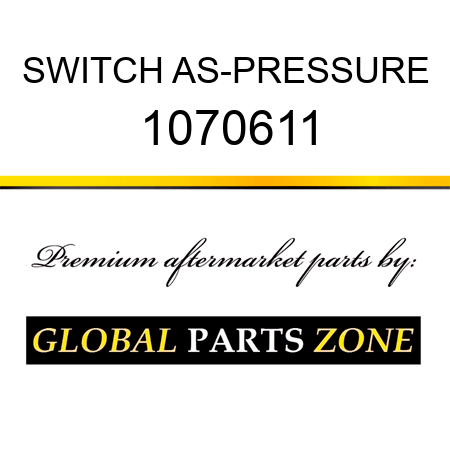 SWITCH AS-PRESSURE 1070611