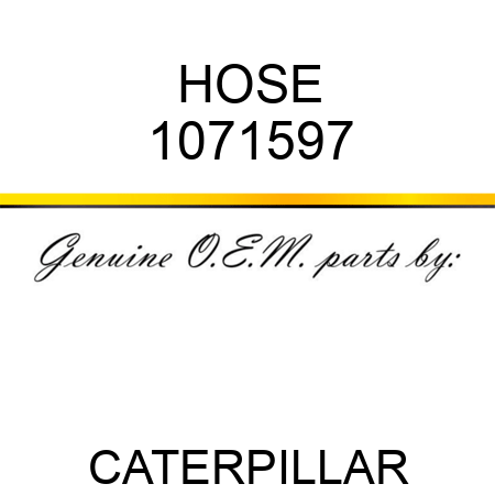 HOSE 1071597