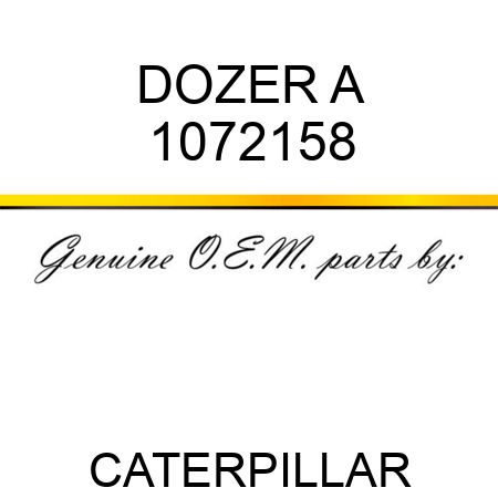 DOZER A 1072158