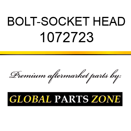 BOLT-SOCKET HEAD 1072723