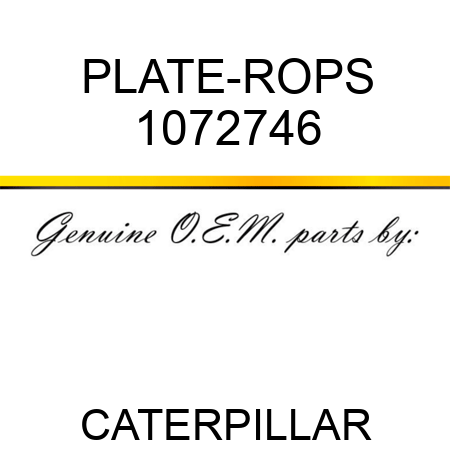 PLATE-ROPS 1072746