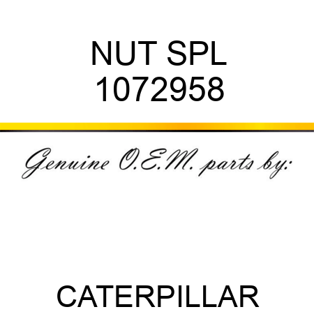 NUT SPL 1072958