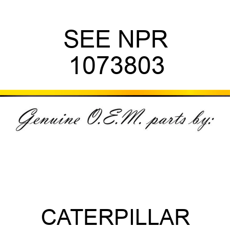 SEE NPR 1073803