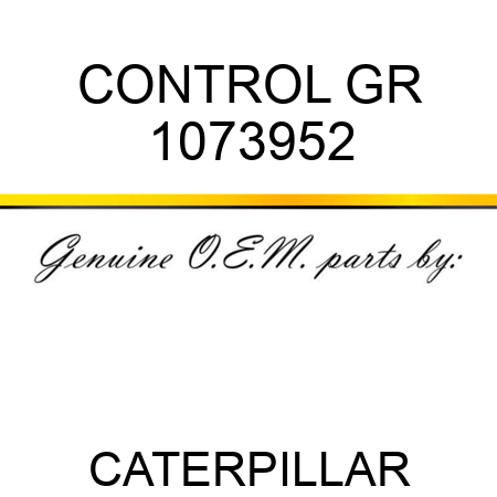 CONTROL GR 1073952