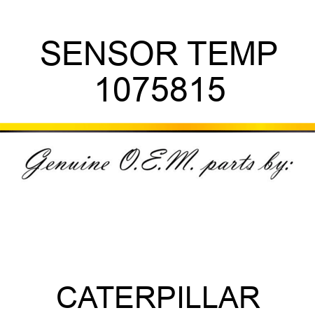 SENSOR TEMP 1075815