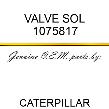 VALVE SOL 1075817