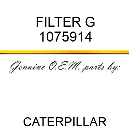 FILTER G 1075914