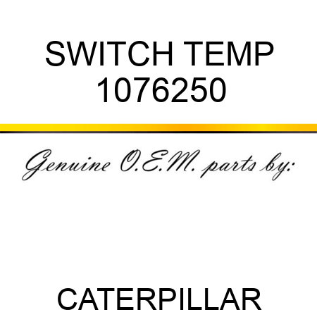 SWITCH TEMP 1076250