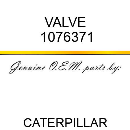 VALVE 1076371