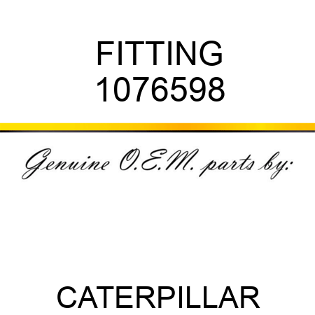 FITTING 1076598