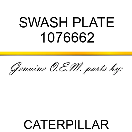 SWASH PLATE 1076662