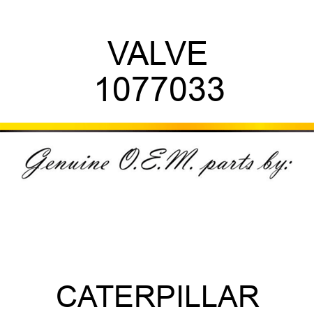 VALVE 1077033