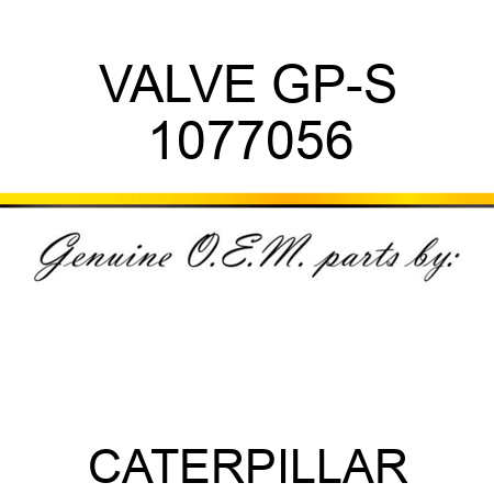 VALVE GP-S 1077056