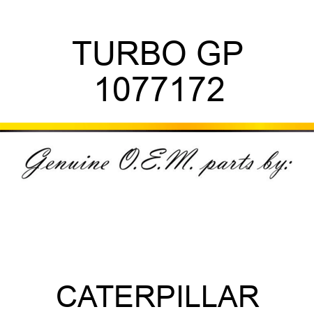 TURBO GP 1077172