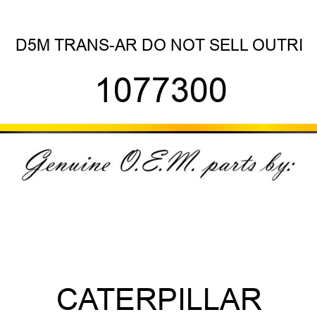 D5M TRANS-AR DO NOT SELL OUTRI 1077300