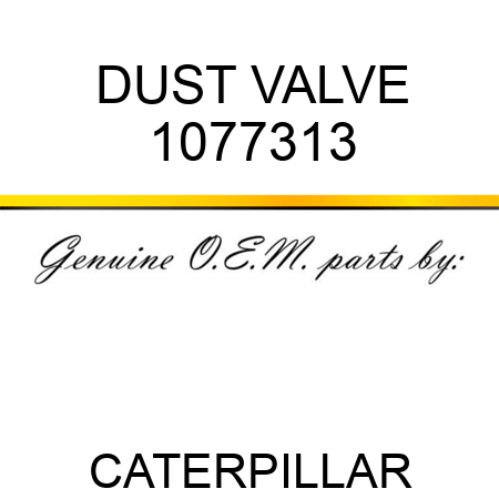 DUST VALVE 1077313