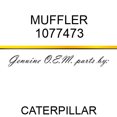 MUFFLER 1077473