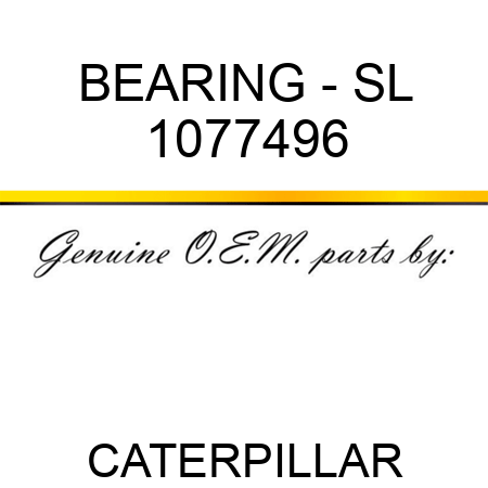 BEARING - SL 1077496