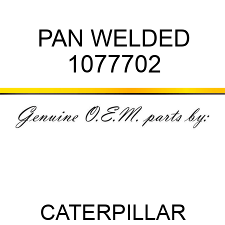 PAN WELDED 1077702