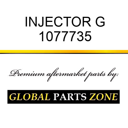 INJECTOR G 1077735