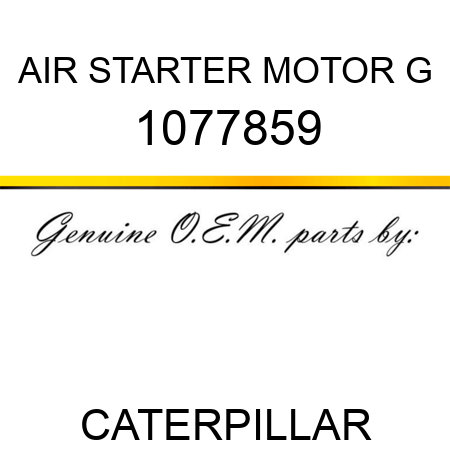 AIR STARTER MOTOR G 1077859