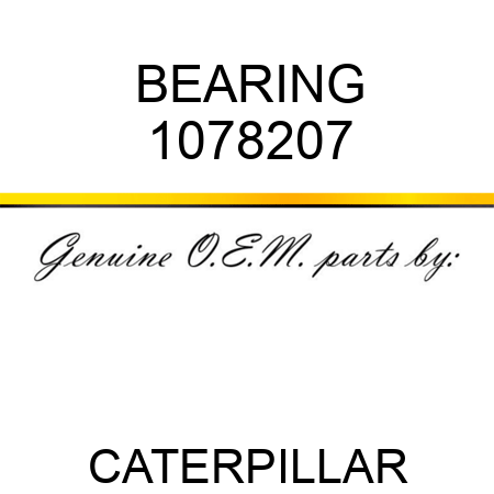 BEARING 1078207