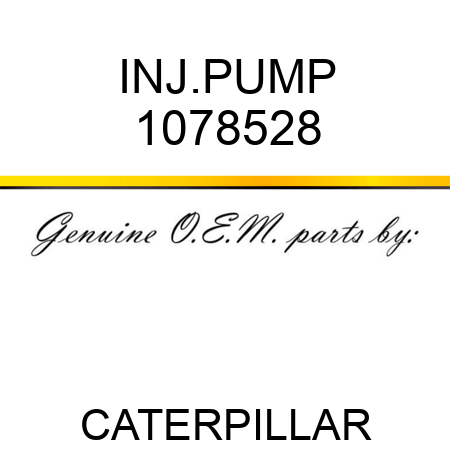 INJ.PUMP 1078528