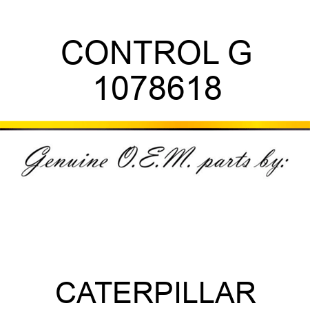 CONTROL G 1078618