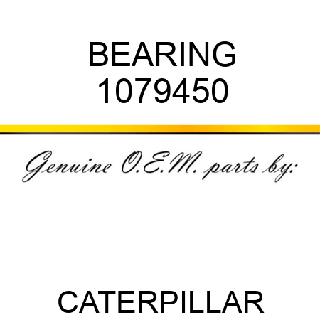 BEARING 1079450