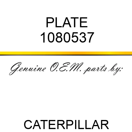 PLATE 1080537
