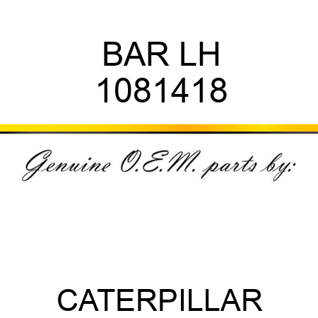 BAR LH 1081418