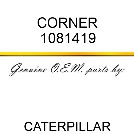CORNER 1081419