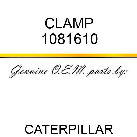 CLAMP 1081610