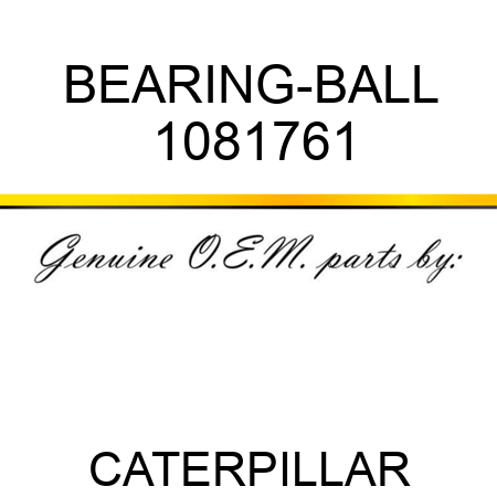 BEARING-BALL 1081761