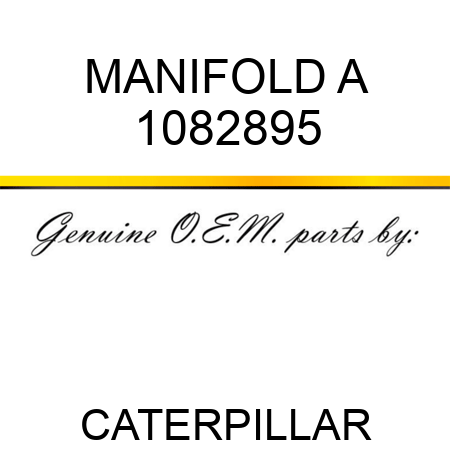 MANIFOLD A 1082895
