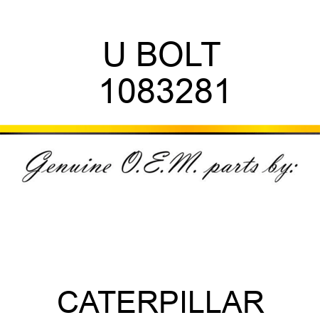 U BOLT 1083281