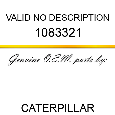 VALID NO DESCRIPTION 1083321