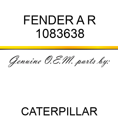 FENDER A R 1083638
