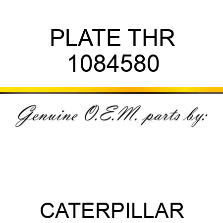 PLATE THR 1084580