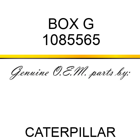 BOX G 1085565