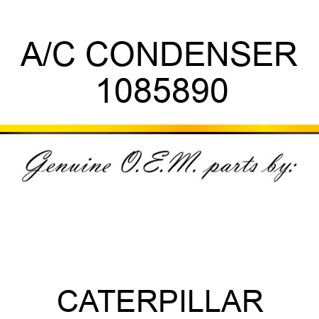 A/C CONDENSER 1085890