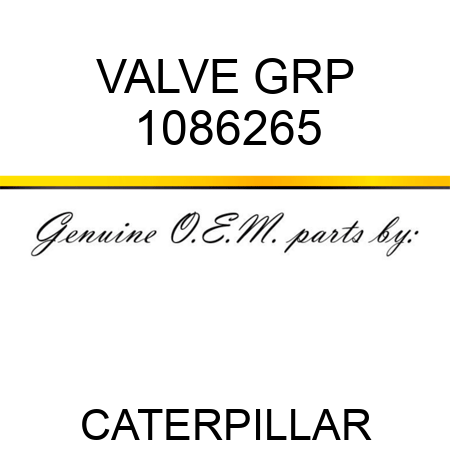 VALVE GRP 1086265